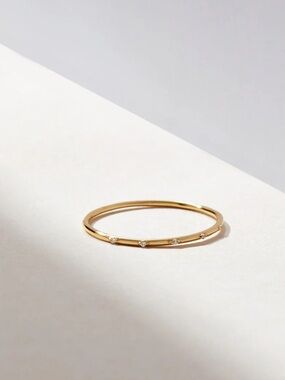 Ana Luisa Bailey Ring with Micro Diamond Accents - Women's Jewelry